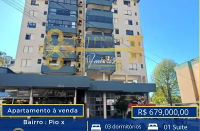 Apartamento com 3 quartos à venda no Pio X, Caxias do Sul 
