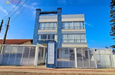 Excelente apartamento térreo mobiliado a 50 metros da praia no bairro tabuleiro - barra velha