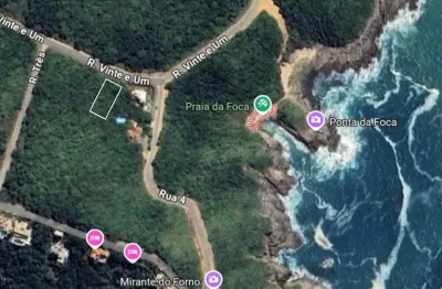 Terreno à venda foca, buzios– 1.808m² projeto aprovado,  localização privilegiada!