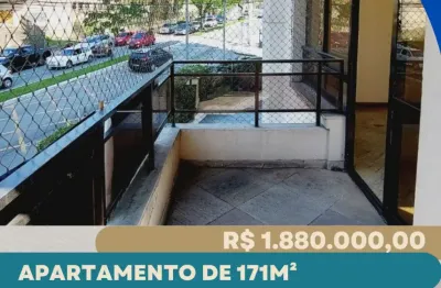 Apartamento de 171m² com 4 quartos - localizado a apenas 50 metros do shopping beira-mar