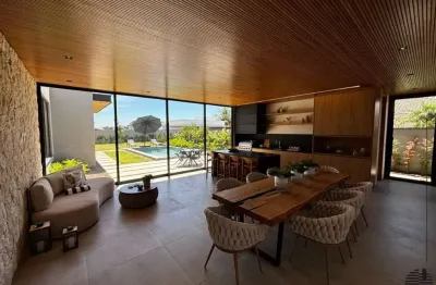 Casa contemporânea completamente mobiliada à venda no condomínio xapada parque ytu, em itu-sp.