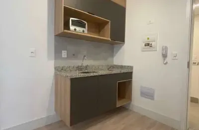 Studio 24,90 m² Charmoso apto. com armários, ar condicionado e eletrodomésticos para Locação – Pinheiros