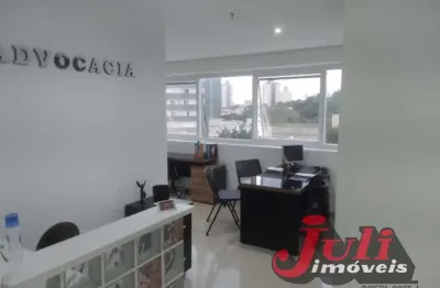 Ótima sala  comercial  porcelanato armários  cozinha, wc, 1 vaga  rudge  ramos  sbc