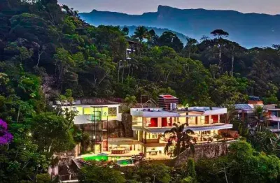 Casa com 4 dormitórios, 1100 m² - venda por r$ 17.000.000,00 ou aluguel por r$ 7.500,00/dia - praia vermelha do sul - ubatuba/sp