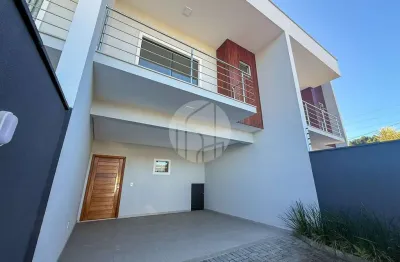 Sobrado geminado amplo com 3 dormitórios e área gourmet – iririú, joinville