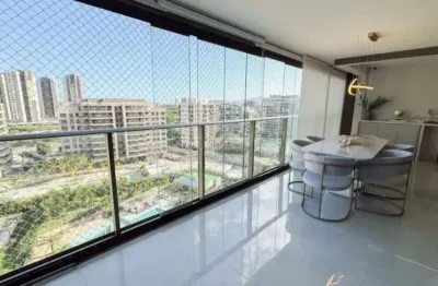 Apartamento com 3 dormitórios para alugar, 123 m² por r$ 22.582,00/mês - barra da tijuca - rio de janeiro/rj