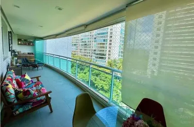 Apartamento com 3 dormitórios à venda, 112 m² por r$ 1.820.000,00 - península - rio de janeiro/rj