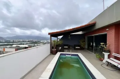 Cobertura com 3 dormitórios, 307 m² - venda por r$ 3.500.000,00 ou aluguel por r$ 19.413,25/mês - barra da tijuca - rio de janeiro/rj