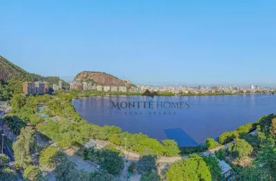 Apartamento com 3 dormitórios à venda, 110 m² por r$ 3.000.000,00 - lagoa - rio de janeiro/rj