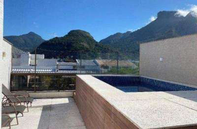 Cobertura duplex com 4 dormitórios à venda, na quadra da praia, 280 m² por r$ 3.790.000 - barra da tijuca - rio de janeiro/rj