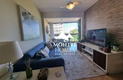 Apartamento com 3 quartos à venda, 91 m² por r$ 725.000 - recreio dos bandeirantes - rio de janeiro/rj