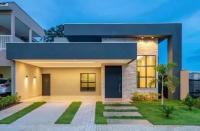 Casa com 3 suítes à venda no condomínio portal das águas em três lagoas - ms | conforto e elegância