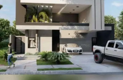 Casa em condomínio 3 suítes 191 m² villa de leon três lagoas / ms
