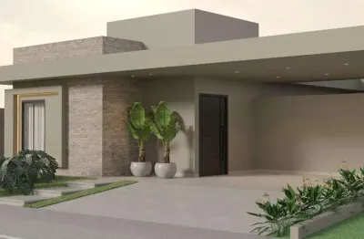 Casa térrea à venda na planta no condomínio la paloma em três lagoas/ms