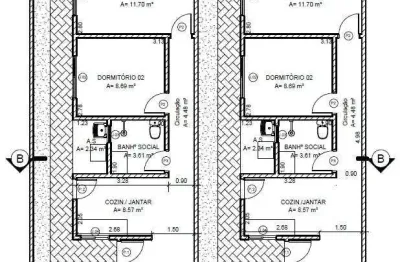 Casa com 2 quartos à venda no Parque Residencial Orestes Prata Tibery Junior, Três Lagoas 