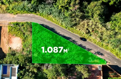Terreno 1.087m² (passível de desdobro) no conjunto habitacional jardim bela vista - monte alto