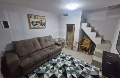 Sobrado aconchegante com 1 dormitorio e lavabo – jardim das camelias - apenas r$ 135.000,00