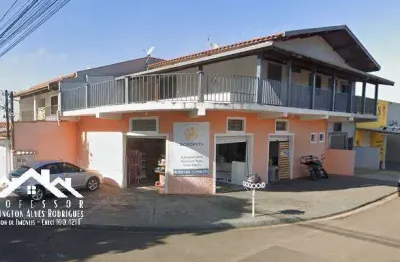 Sobrado com salão comercial e casa no jd. lago azul em limeira-sp (rb)