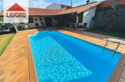 Chácara com 2 dormitórios (1 suíte) à venda, chác.acapulco, nova odessa-sp, at 1000 m², ac 200 m², piscina, espaço gourmet, churr, forno/fogão a lenha