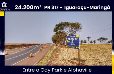 24.200 m² na pr 317 a 15 minutos de maringá, entre o alphaville e ody parque