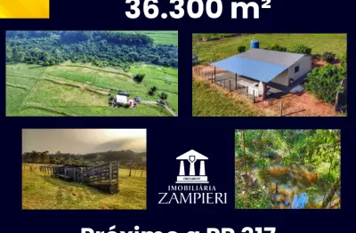 Chácara de 36.300 m²  próximo a pr 317 , entre iguaraçu e santa fé, 30 minutos de maringá