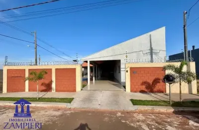 Área de lazer com 252m² em terreno de 750m², no loteamento villa verde, no municipio de iguaraçu-pr.