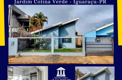 Linda casa de 70m², localizado no jardim colina verde em iguaraçu-pr.
