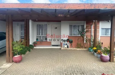 Casa em condomínio fechado com 2 quartos à venda no estância velha, canoas  por r$ 300.000