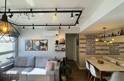 Apartamento mobiliado com 2 dormitórios 1 suíte e 1 vaga no cristo redentor