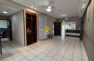 Aluga - casa comercial ou residencial mobiliada na ribeirânia com 8 salas e rece