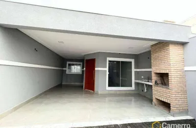 Casa com 3 dormitórios, sendo 1 suíte,  à venda, 129 m² por r$ 590.000 - parque universitário - americana/sp