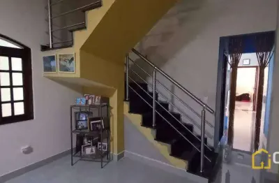 Casa com 3 dormitórios, sendo 2 suítes,  à venda, 207 m² por r$ 550.000 - vila pântano ii - santa bárbara d'oeste/sp