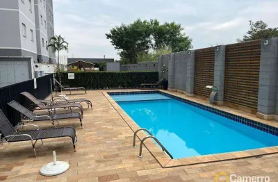 Apartamento com 2 dormitórios, sendo 1 suíte,  à venda, 58 m² por r$ 260.000 - jardim são domingos - americana/sp