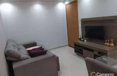Apartamento com 2 dormitórios à venda, 48 m² por r$ 200.000,00 - jardim terramérica i - americana/sp