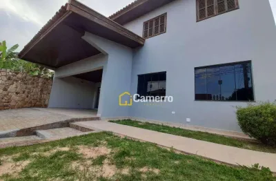Casa com 3 dormitórios para alugar, 279 m² por r$ 5.000/mês - parque novo mundo - americana/sp