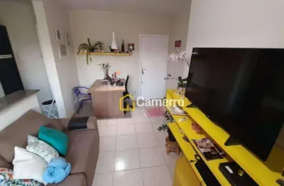 Apartamento com 2 dormitórios, sendo 1 suíte,  à venda, 55 m² por r$ 270.000 - vila belvedere - americana/sp