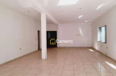 Salão para alugar, 197 m² por r$ 4.500/mês - centro - americana/sp