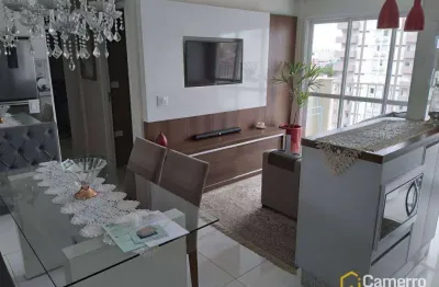 Apartamento com 2 dormitórios, sendo 1 suíte,  à venda, 52 m² por r$ 390.000 - centro - americana/sp