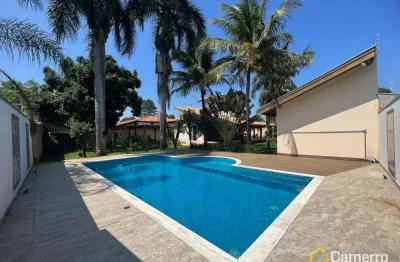 Chácara com 3 dormitórios para alugar, 1120 m² por r$ 6.500/mês - recanto jatobá - americana/sp