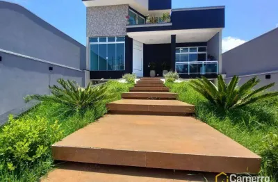 Casa com 5 dormitórios, sendo 2 suítes,  à venda, 298 m² por r$ 1.200.000 - residencial furlan - santa bárbara d'oeste/sp