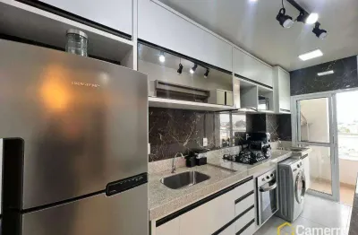 Apartamento com 2 dormitórios, sendo 1 suíte,  à venda, 70 m² por r$ 480.000 - jardim turmalinas - santa bárbara d'oeste/sp