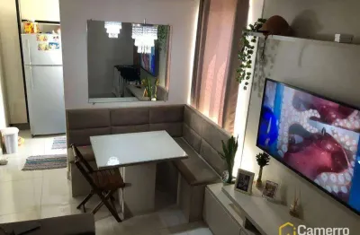 Apartamento com 2 dormitórios à venda, 49 m² por r$ 190.000 - morada do sol - americana/sp