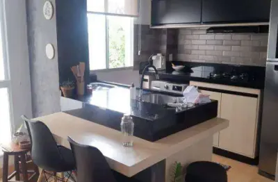 Apartamento com 2 dormitórios à venda, 43 m² por r$ 220.000,00 - jardim terramérica i - americana/sp