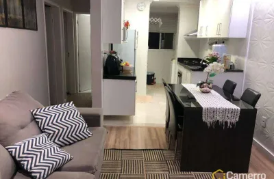Apartamento com 2 dormitórios à venda, 50 m² por r$ 220.000,00 - jardim brasil - americana/sp