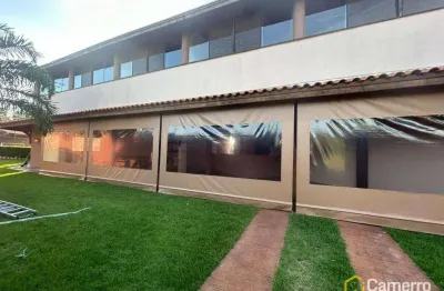 Chácara com 3 dormitórios para alugar, 2000 m² por r$ 6.350,00/mês - parque dos pinheiros - nova odessa/sp