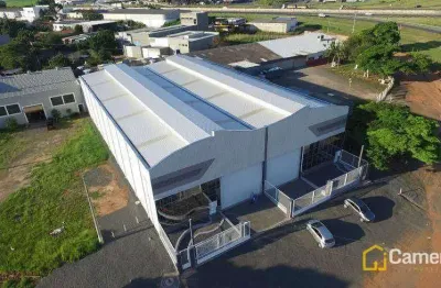 Galpão para alugar, 1250 m² por r$ 14.000/mês - jardim campo belo - americana/sp
