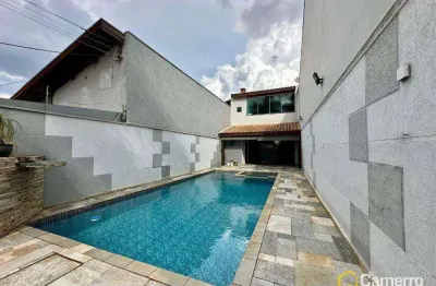 Casa com 3 dormitórios, sendo 1 suíte,  à venda, 263 m² por r$ 1.100.000 - jardim nossa senhora do carmo - americana/sp