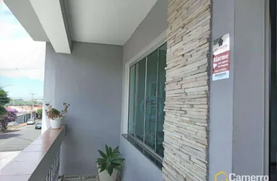 Casa com 3 dormitórios no térreo e 2 salas comerciais na parte superior, à venda, 202 m² por r$ 510.000 - cidade nova - santa bárbara d'oeste/sp