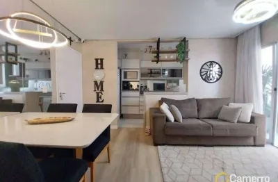 Apartamento com 2 dormitórios à venda, 70 m² por r$ 424.000,00 - vila omar - americana/sp