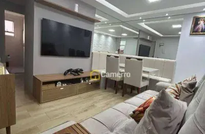 Apartamento com 2 dormitórios à venda, 50 m² por r$ 205.000,00 - joias de santa bárbara - santa bárbara d'oeste/sp